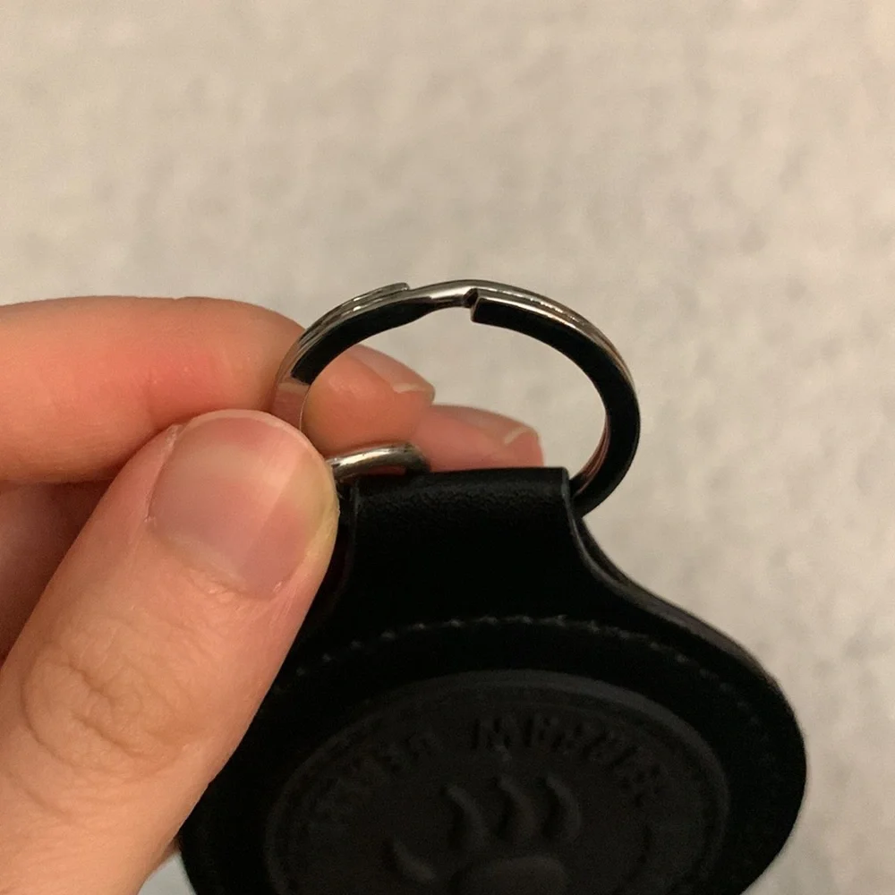 BearPaw Leather / Rubber Keychain / Bag Charm
